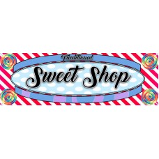 Sweet Shop PVC Banner